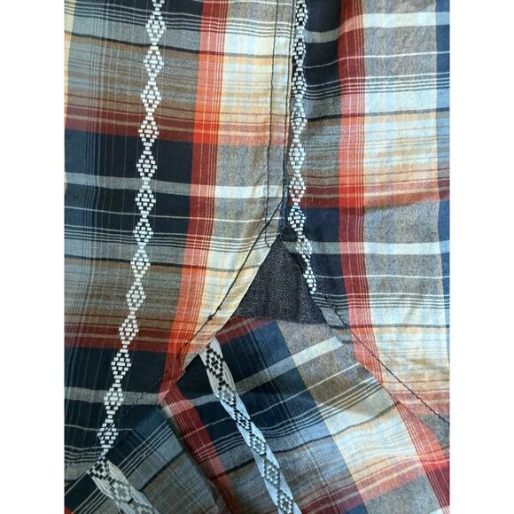 MERIDIAN LINE Men’s Large Plaid Multi Colored Long Sleeve - Picture 6 of 7